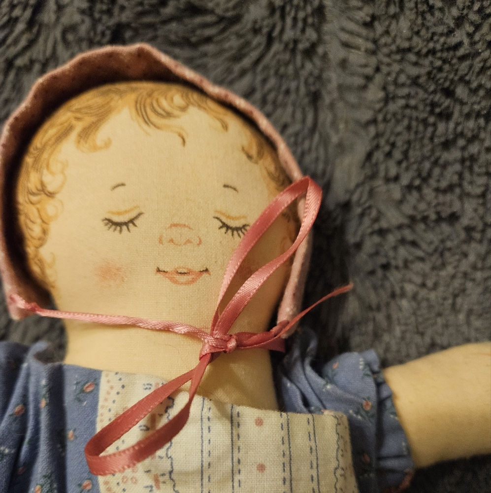 Vintage Handmade Flip Cloth Doll